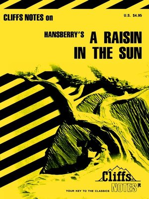 cover image of CliffsNotes on Hansberry's A Raisin in the Sun